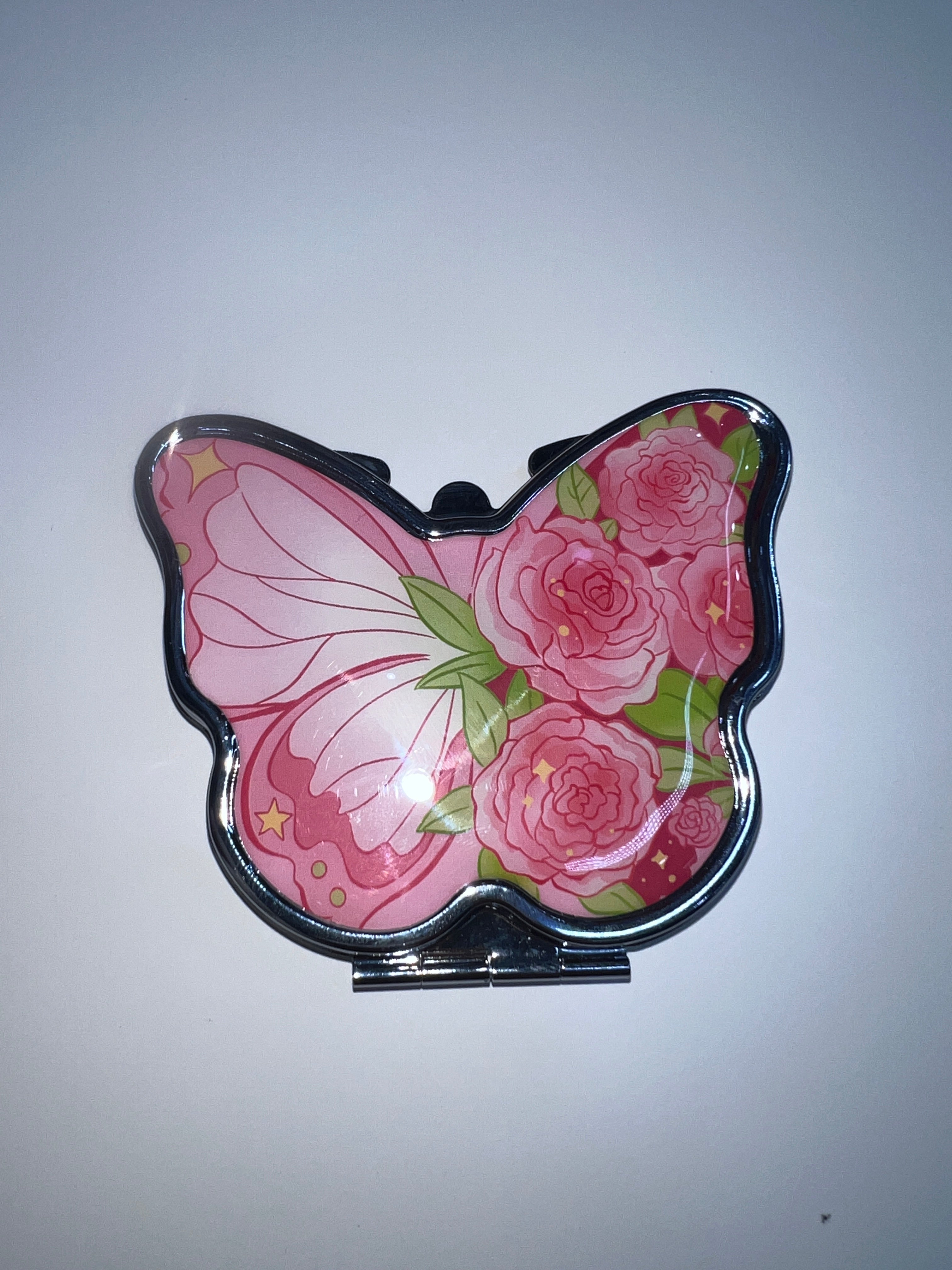 Butterfly shaped mirror