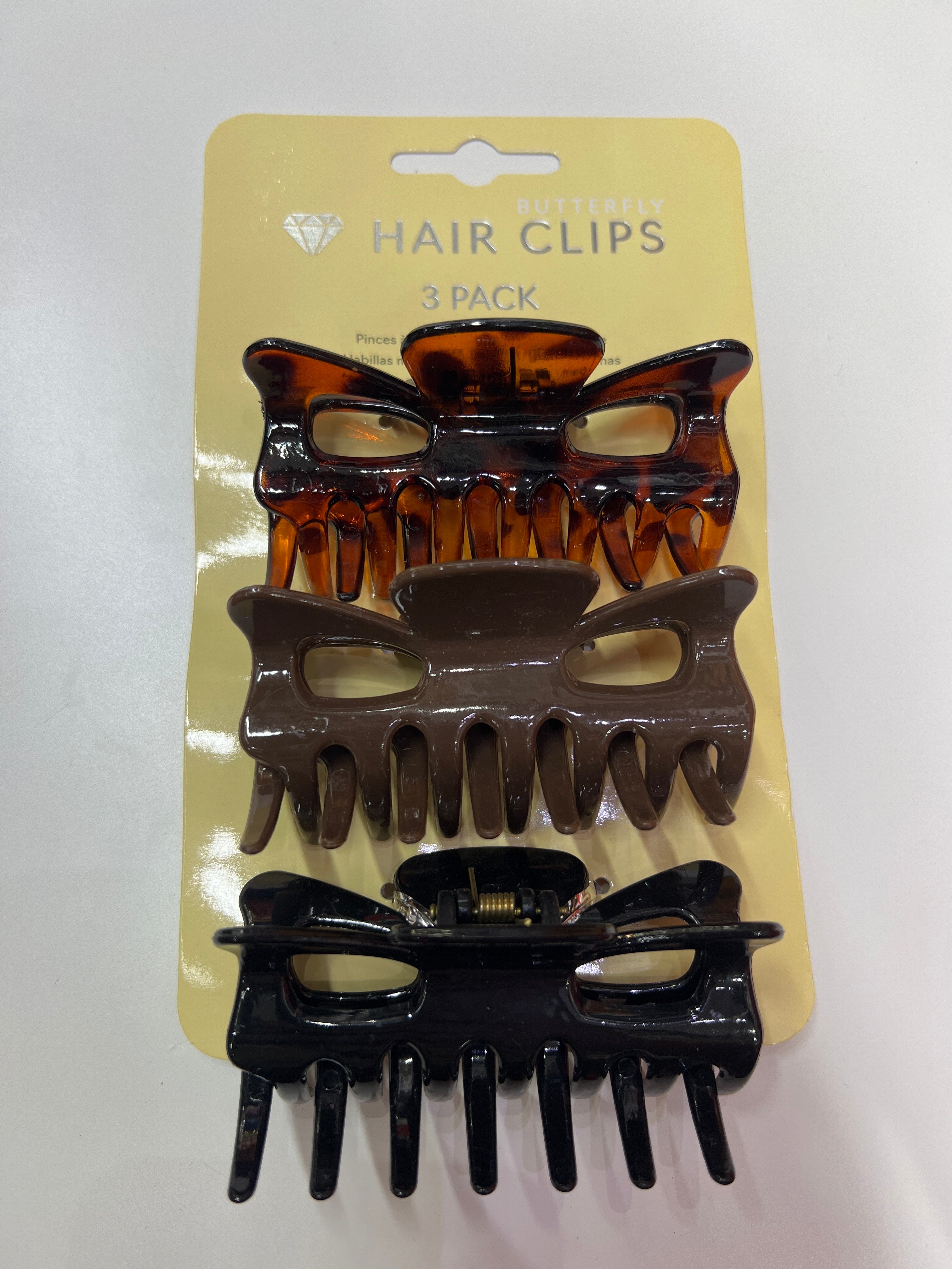 Hair clip 3 pk